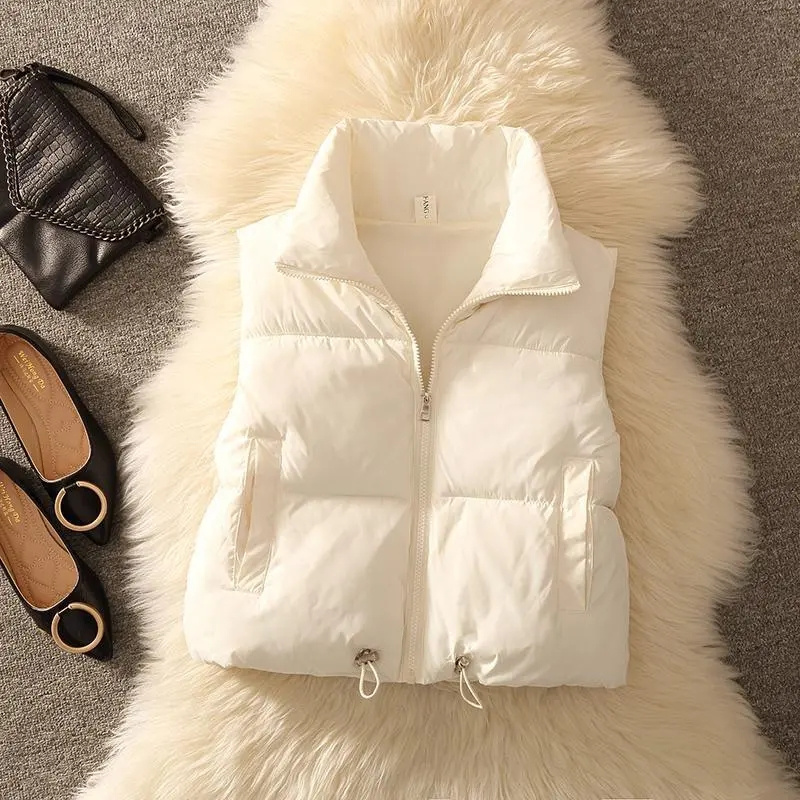 Puffer Vest Padded - Vrouwen Gewatteerde Puffer Mouwloos Vest Jas