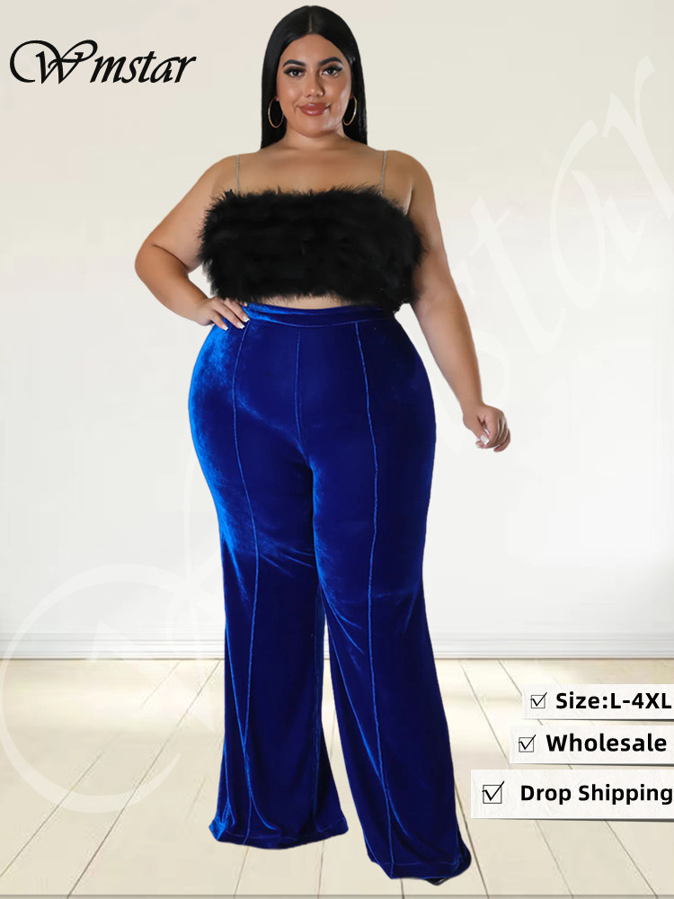 Street Fashion Plus Size - Wmstar Plus Size Broek Vrouwen Casual