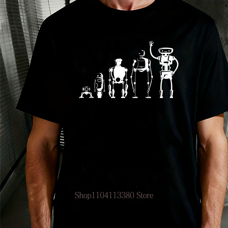 Street Fashion Evolution - Robot Evolution T-shirts met grafische print