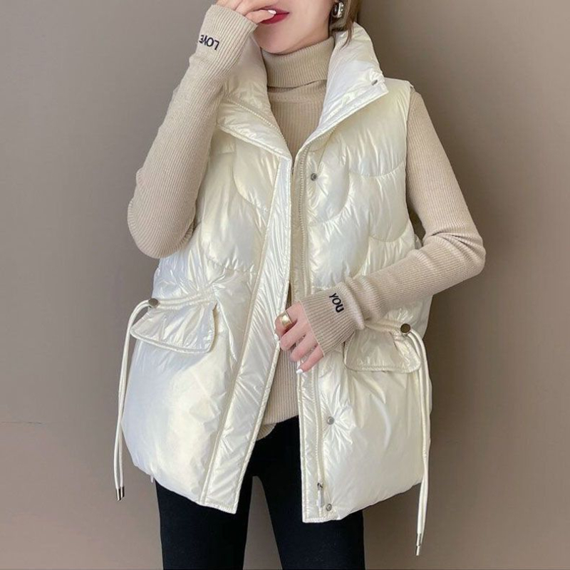 Puffer Vest Padded - 2024 Nieuwe Donskatoenen Vest Dames Herfst