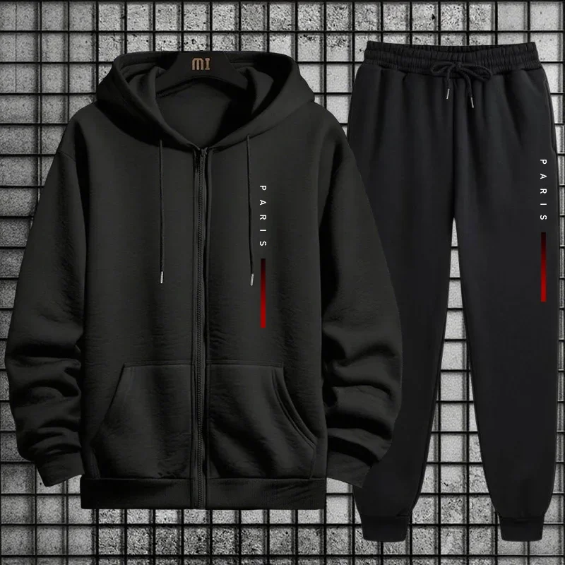 Street Fashion Paris 2025 - 2025 nieuwe rits truien kroonluchter broek
