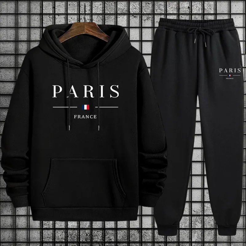 Street Fashion Paris 2025 - Herfst Winter Heren Street Style Trainingspak