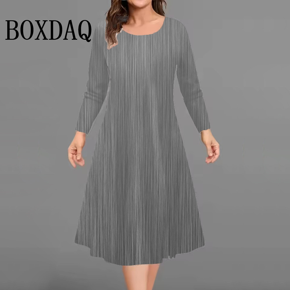 Street Fashion Plus Size - Mode Dames Jurken Herfst Winter Lange