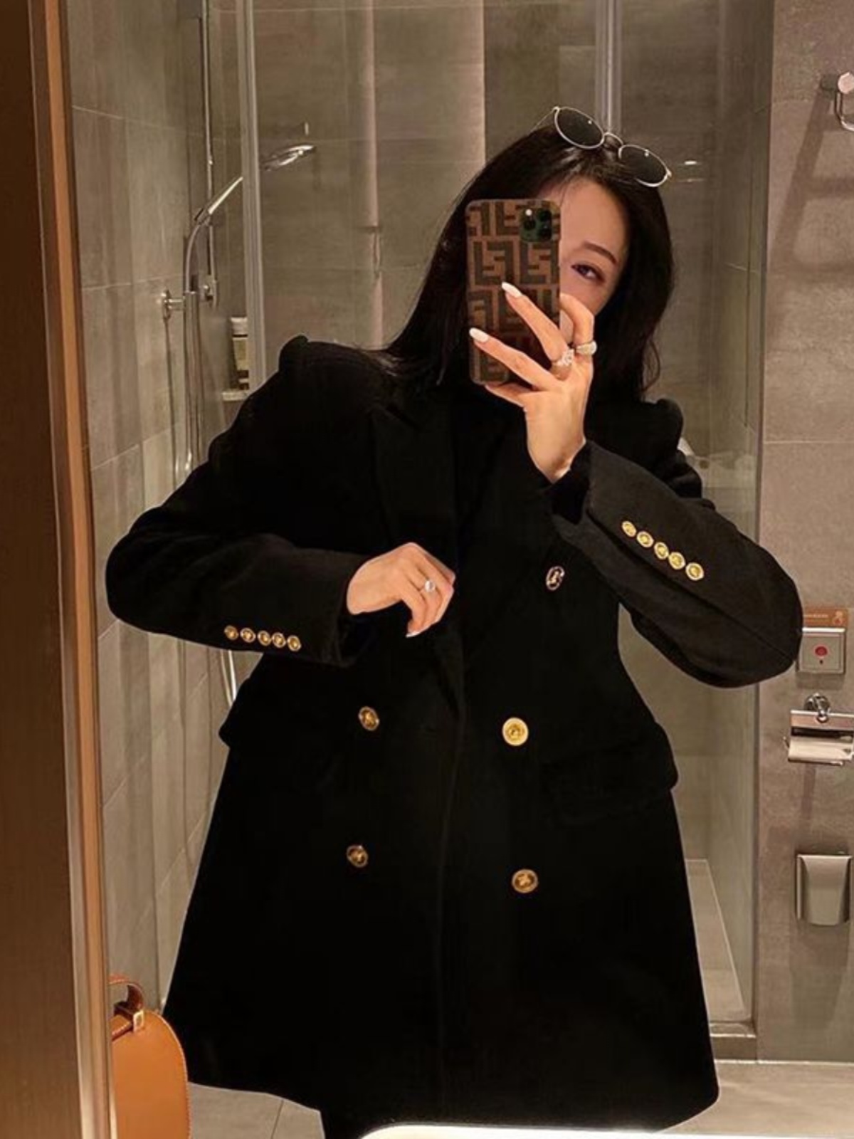 Street Fashion Plus Size - Plus Size Dames Afslankende Kostuumjas, High-End