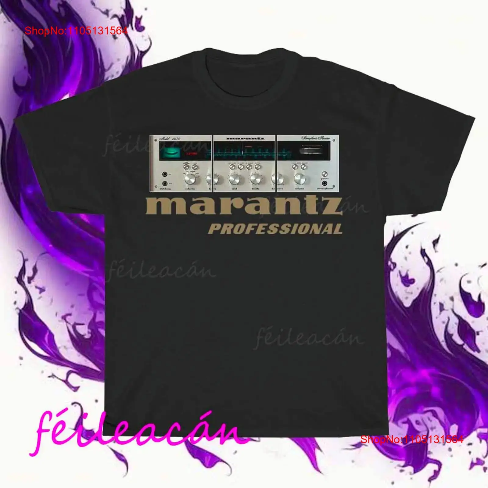 Street Fashion News - Gloednieuw Marantz Versterker Logo Amerikaans T-shirt