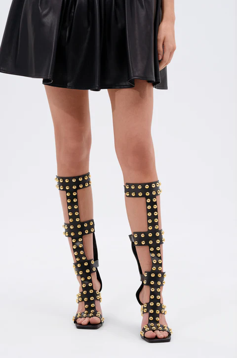 Dames zwarte gladiatorsandalen - Street Fashion Dress recensie en prijs