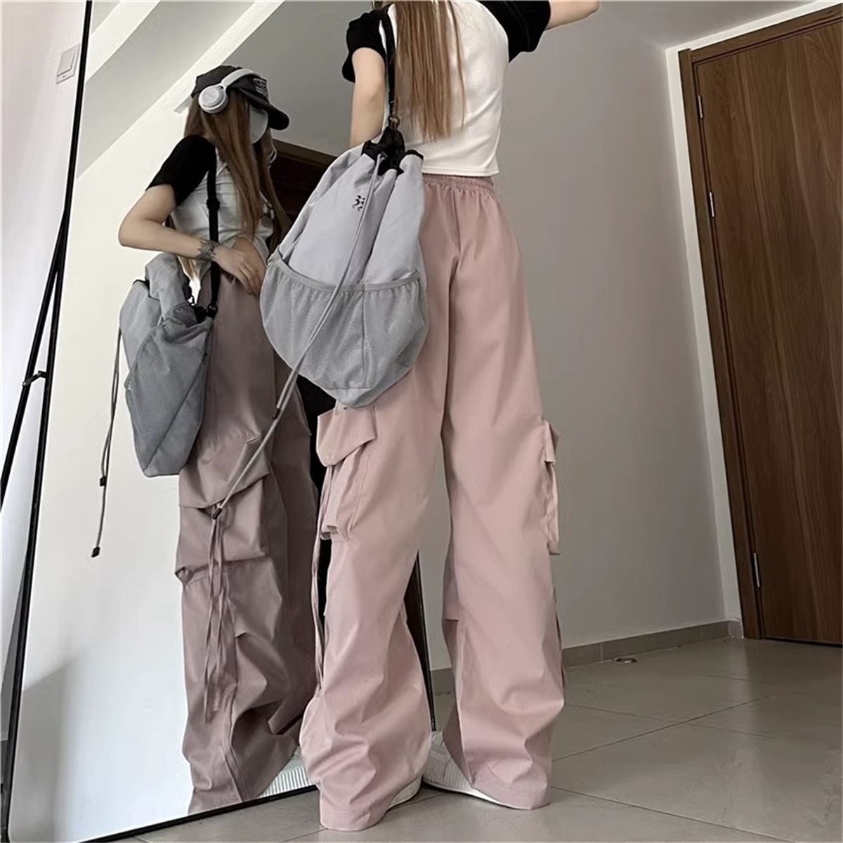 Plus Size Vrouwen Cargo Broek  - Street Fashion Plus Size recensie en prijs