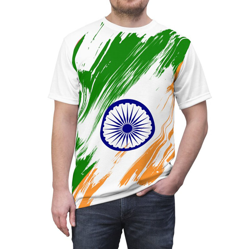 India Flag Print T-shirt Men's - Street Fashion India recensie en prijs