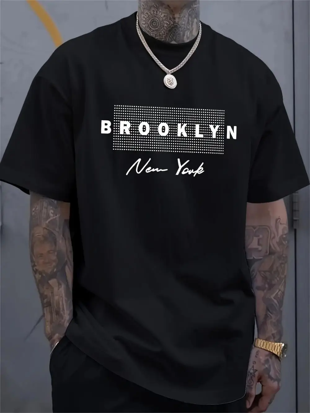 Heren T-shirt met New York-let - Street Fashion In New York recensie en prijs