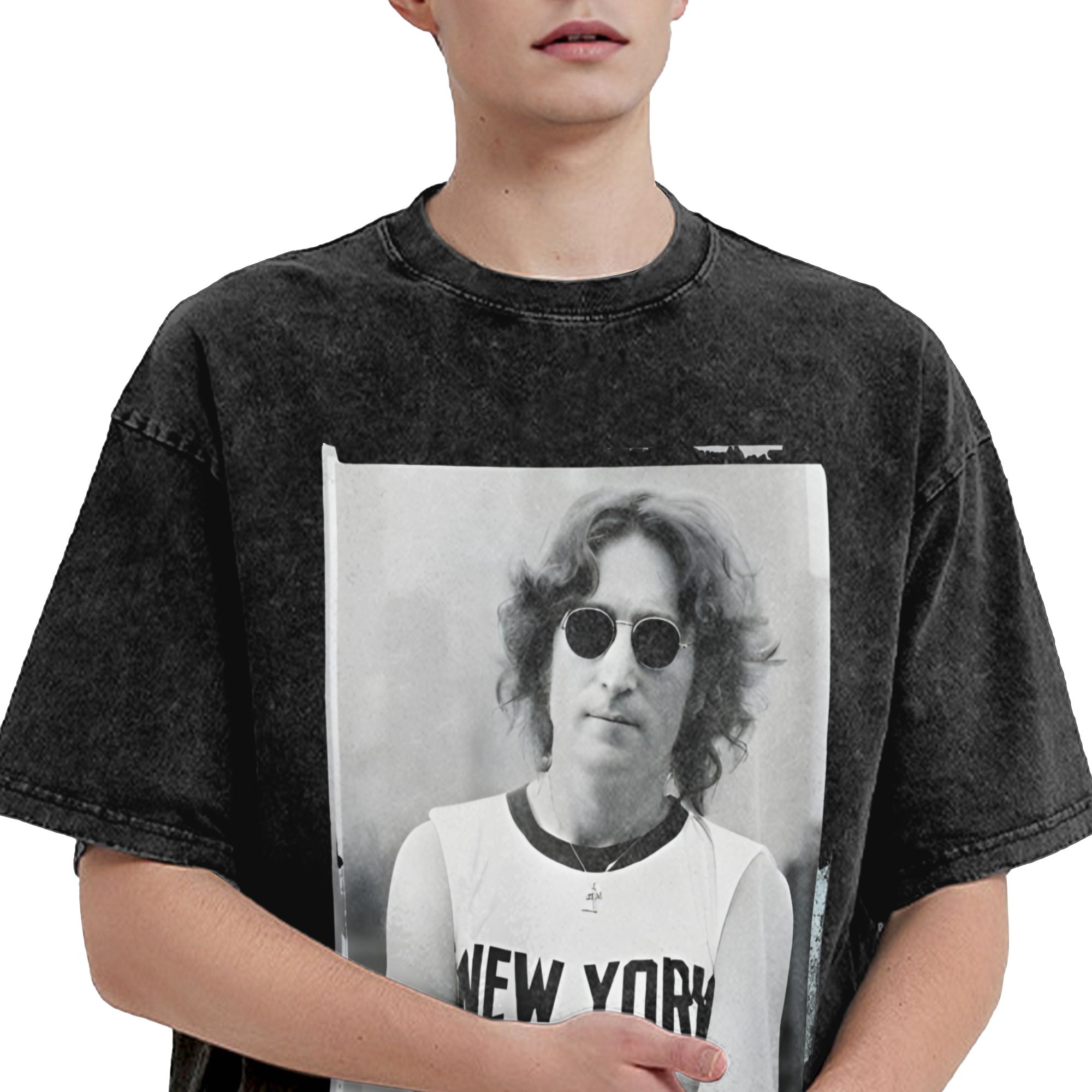 Harajuku gewassen shirt John L - Street Fashion In New York recensie en prijs