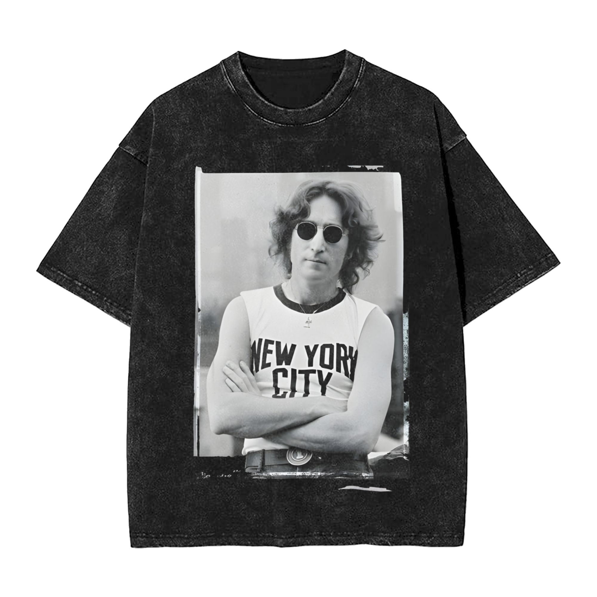 Harajuku gewassen shirt John L - Street Fashion In New York recensie en prijs