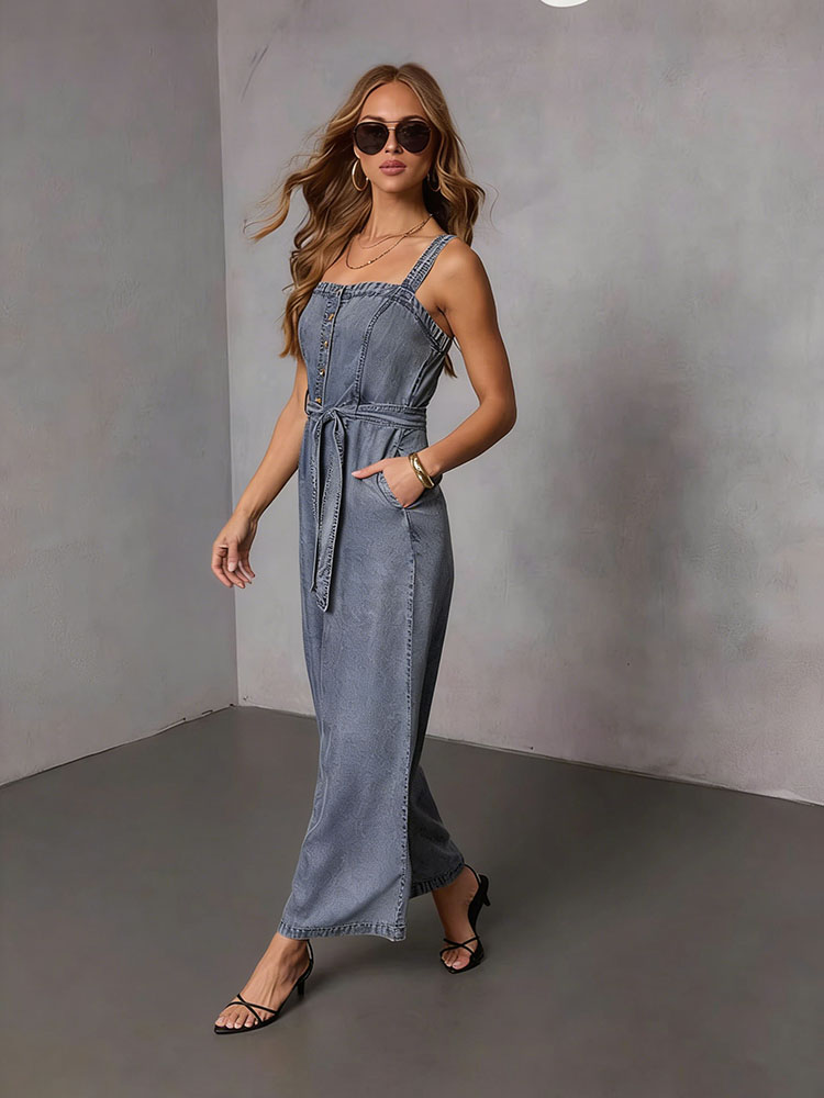 Zomer Vintage Dames Denim Jump - Street Fashion Vintage recensie en prijs