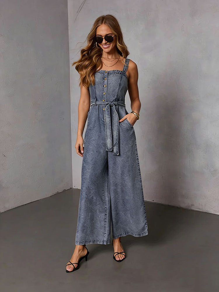 Zomer Vintage Dames Denim Jump - Street Fashion Vintage recensie en prijs