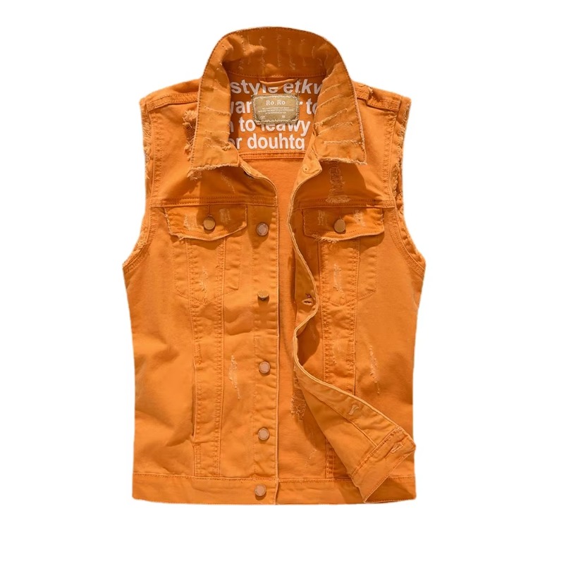 Mannen Slanke Denim Vesten Jas - Street Fashion Jeans Men recensie en prijs