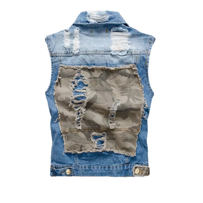 Mannen Slanke Denim Vesten Jas - Street Fashion Jeans Men recensie en prijs