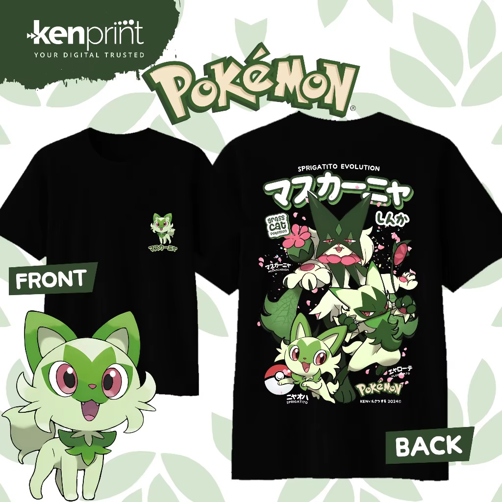 Anime Pokémon Sprigatito Evolu - Street Fashion Evolution recensie en prijs