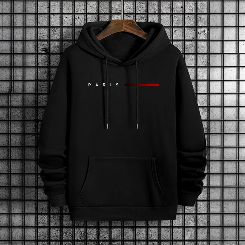 Trendy herensweater met capuch - Street Fashion Paris 2025 recensie en prijs