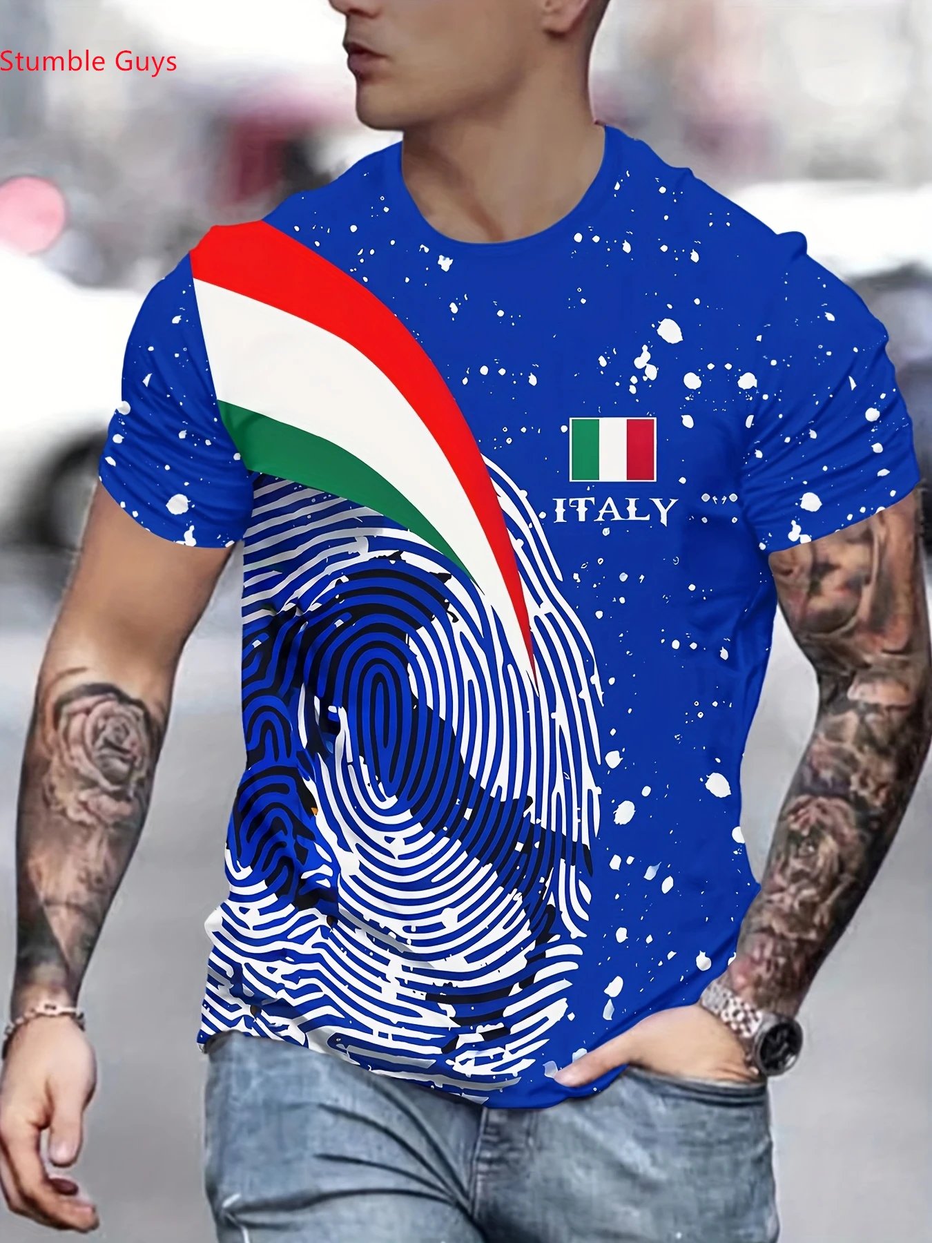Herens zomer T-shirt met vinta - Street Fashion Vintage recensie en prijs