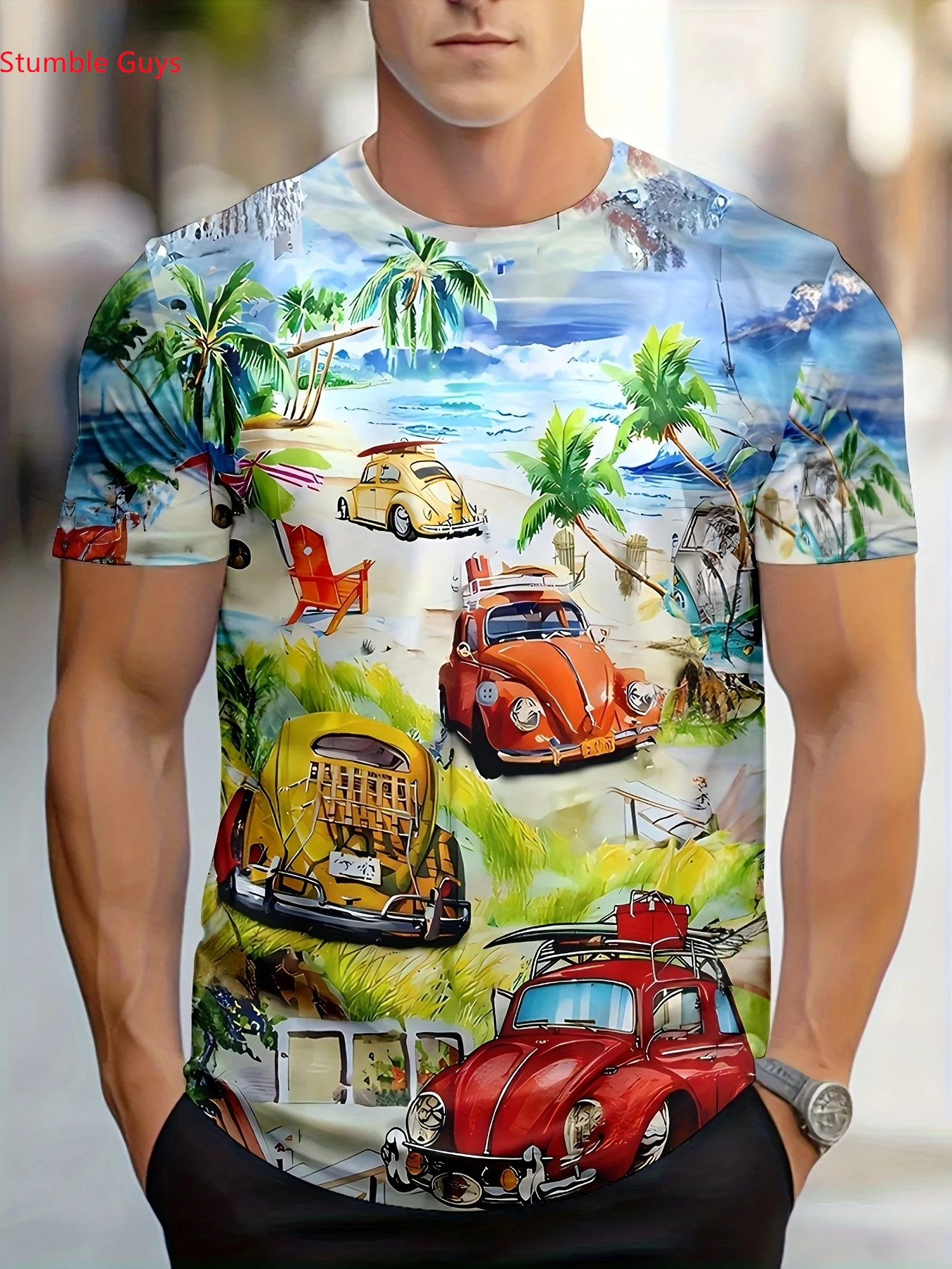 Herens zomer T-shirt met vinta - Street Fashion Vintage recensie en prijs