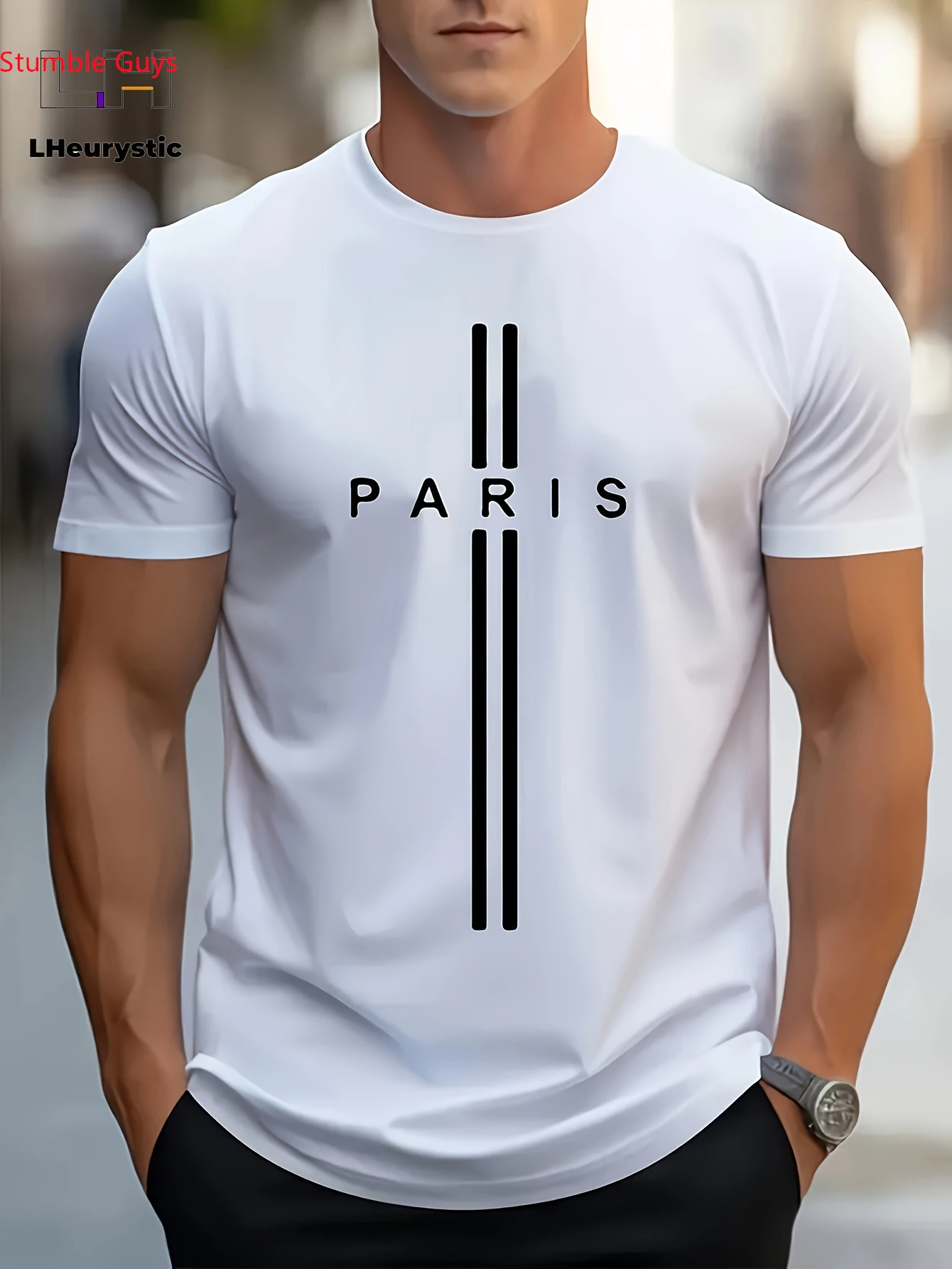Herens zomer T-shirt met vinta - Street Fashion Vintage recensie en prijs