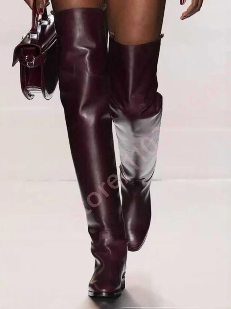 2025 Dames Ronde Neus Overknee - Street Fashion Model recensie en prijs