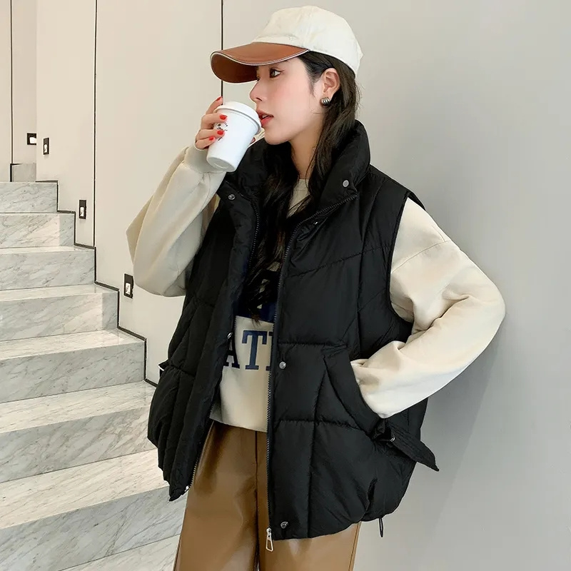 2024 Nieuwe Koreaanse Vrouwen  - Puffer Vest Padded recensie en prijs