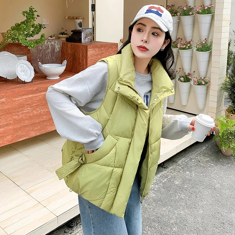 2024 Nieuwe Koreaanse Vrouwen  - Puffer Vest Padded recensie en prijs