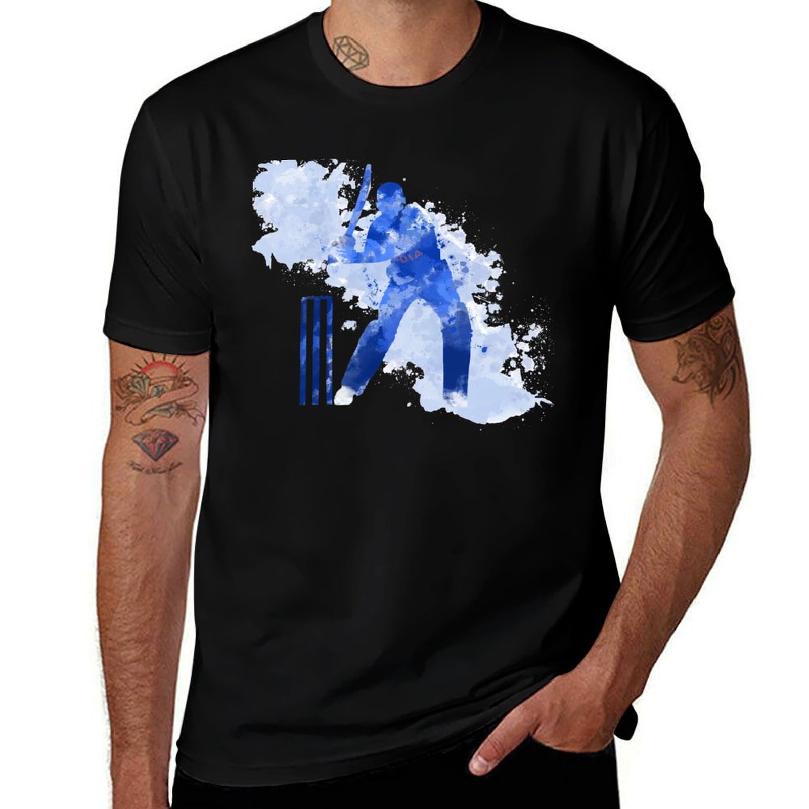 INDIA CRICKET - BATSMAN aquare - Street Fashion India recensie en prijs
