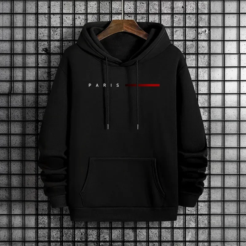 Trendy herensweater met capuch - Street Fashion Paris 2025 recensie en prijs