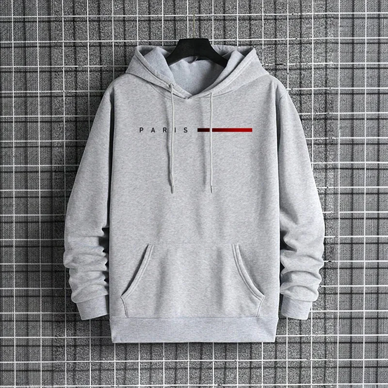 Trendy herensweater met capuch - Street Fashion Paris 2025 recensie en prijs